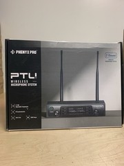 Phenyx Pro PTU-71 2B UHF Dual-Channel Wireless Headset Microphone System USED