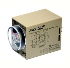 1pc Industrial Timer AH3-NC 6S / 60S / 6M / 60M DC24V CE RoHS ANLY Taiwan 24VDC