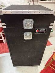 Odyssey Black Rack Case for Mixer Rack Gear Wood Steel Carry Handle Road-Ready