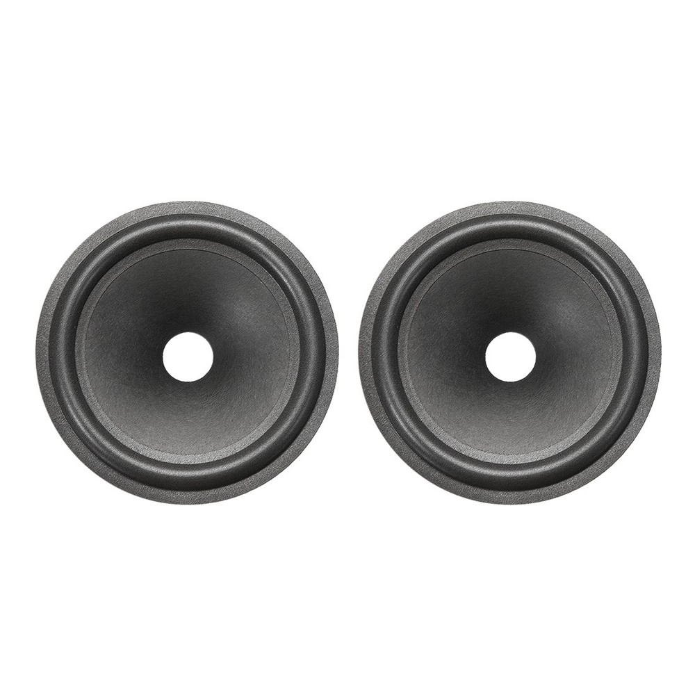 6.5″ Paper Speaker Cone Drum Paper 1″ ID Foam Surround Dark Grey 2 Pcs