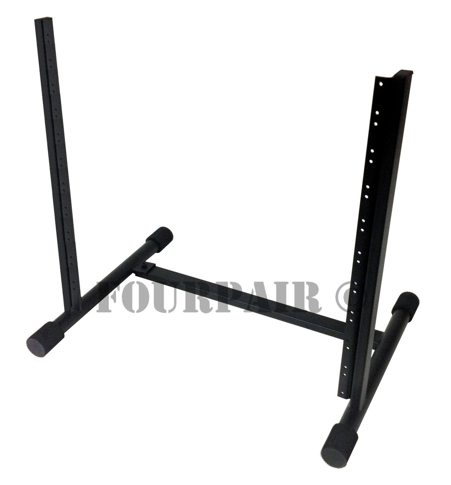 Studio Rack Mount Stand AV Network Music DJ Audio Mixer Case Desktop Table 10U