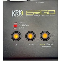 KRK ERGO Studio Room Analysis Correction System Monitor Controller FireWire Box