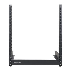 Sound Town 12U 2-Post Desktop Open-Frame Rack, Audio, Network Devices ST2PF-12LW
