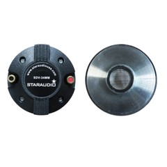 2Pcs 1.35″ 34MM Audio Speaker Driver Tweeters Horn Titanium Compression Screw-On