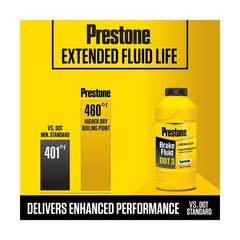 Prestone AS401 DOT 3 Synthetic Brake Fluid – 32 oz.
