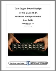 Dan Dugan Model E-1A—Auto-Mixing Controller-With ADAT Digital Optical—Last One