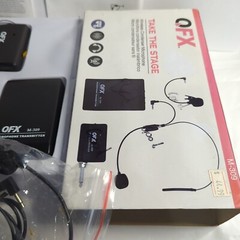 QFX M-309 Wireless Professional Microphone System Complete For Parts Or Repair