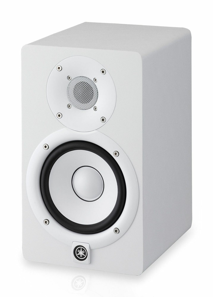 Yamaha HS5 W Powered Studio Monitor 70W Amplified ONE PIECE Speaker – WHITE