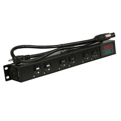 Prox Power Distribution Box True1 in/out to 6 Edison Female – 20A w/ V&A Meter