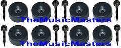8X Rubber Road Case Cabinet Feet w/Screws 1.5 inch Speaker Box Foot Door Bumpers