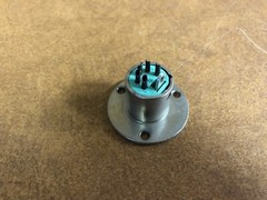 Switchcraft C5M 5-pin Circular Panel-Mount Male Receptacle