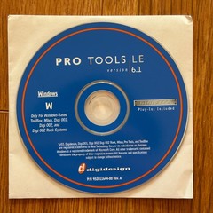 Pro Tools LE Version 6.1 Install Disk For WINDOWS Digidesign 002 001