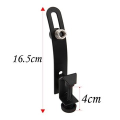 1Pcs Drum Microphone Shockproof Clip Rim Mount Holder Metal Universal Mic Set…