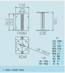LASE 1.4″ Bolt-On Line Array System Aluminum Horn