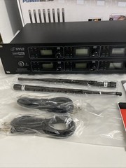 Open Box Pyle Professional 8 Channel UHF Wireless Microphone System PDWM8250