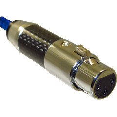 XLR 3 Pin Female to 6.3 mm (1/4″) TRS Cable – 1 Microphone Channel