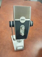AKG Lyra Microphone 192 kHz for Podcast Studio Music Video – C44USB