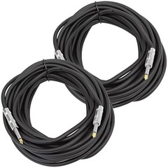 Seismic Audio Pair of 35 Foot 1/4 Inch to 1/4 Inch Speaker Cables