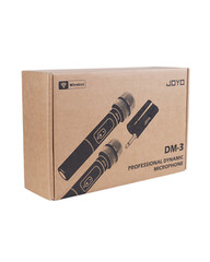 Joyo DM3 2x Wireless Microphones and Receiver w/ Built-in UHF Module & Hard Case
