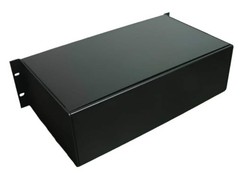 PROCRAFT ARBN-3U-10-BK 3U 10″ Deep All Aluminum 19″ Rack Mount Project Box