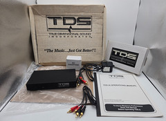 TDS-II TRUE DIMENSIONAL SOUND AUDIO PROCESSOR AG-001726 1997 + Box Manual Cables
