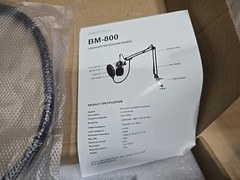 ZINGYOU BM-800 Condenser Microphone Kit Complete Open Box* Podcast Radio