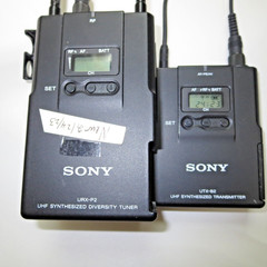 Sony UTX-B2 and URX-P2 Wireless Lavalier Mic Transmitter Receiver + Free Ship
