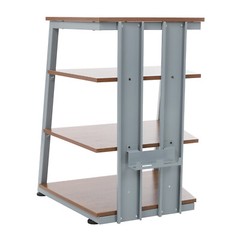 4-Layers AV Media Stand Stereo Stand Media Holder w/ Storage Shelves 110.23 lbs