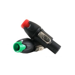 2X Speakon 4 Pole Plug Speaker Audio Cable Connector Red Yellow Blue Green Black