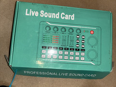 Live Sound Card & Audio Interface WithDJ Mixer and Voice Changer With Moukey Mic
