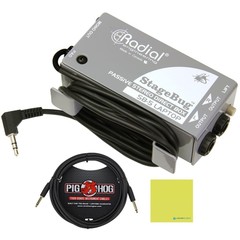 Radial Engineering StageBug SB-5 Compact Passive Stereo Laptop DI for Laptops…