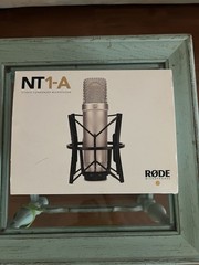 RØDE NT1-A Large Diaphragm Cardioid Studio Mic w/ SM6 Shock Mount Pop