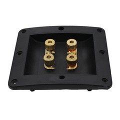 Pure Copper Speaker Connection Pieces 2Pcs with Junction Box for Easy Setup