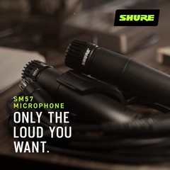 SM57 Dynamic Microphone – Wired Cardioid XLR Instrument Handheld Mic for Guitar