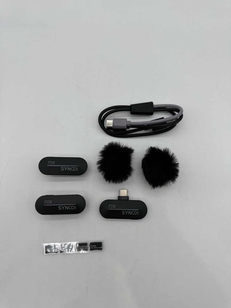 SYNCO P2XT Wireless Lavalier Microphone USB-C for iPhone 15 Android Vlog