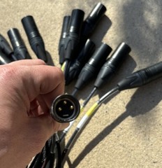 Elite Core Perseus Multi-Pair 12 NCMXX Male 3pin Connectors 150FT