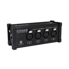 Blastking CTXX4-B 4 CH XLR Female Transmitter Box over CAT6 Audio DMX Extender