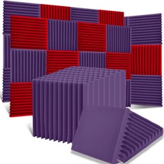Acoustic Foam Panels Sound Proof Noise Cancel Wedge Panel for Home Office Studio