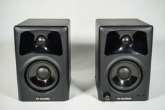 M-Audio AV42 Studio Monitors Pair – Powered – Excellent Condition