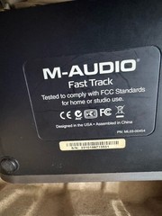 M-Audio Fast Track USB Audio Recording Interface Complete in Box w/ Cables
