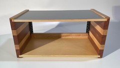 Handmade 4U Rack, 1 of 1, Leniture A-Series 2023 – Figured Mahogony S/N 1
