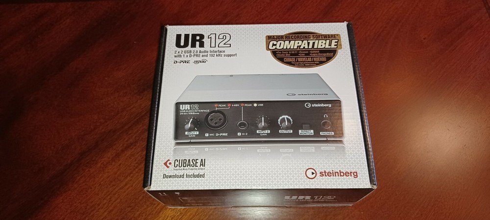 steinberg ur12 usb audio interface