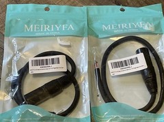 MEIRIYFA XLR Cable Microphone 3 Pin Pigtail Bare Wire Open Lot Of 2