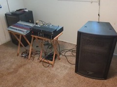 Peavey Titanium Speak, Preavy Amp 3000, EQ215, 100 Ft Snake, 16 Mics, Mix PV20.