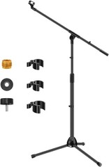 Microphone Stand, Boom Arm Mic Stand Floor Detachable Height Adjustable Heavy…
