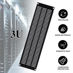 3U Blank Rack Mount Panel Server Network Racks Enclosures Spacer Cabinet for 19″