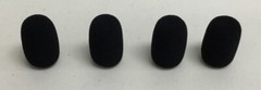 Shure RK412WS MX412 MX418 Desktop Lectern Podium Mic Windscreen – Package of 4