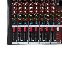 8 Channel USB Bluetooth Live Studio Audio Mixer Power Mixing Console Board w/USB