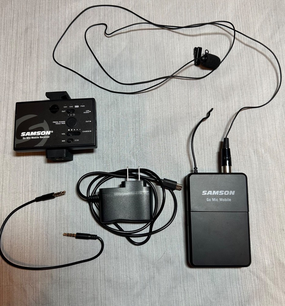 Go Mic Mobile Receiver with LM8 Lavalier. Mobile Mic
