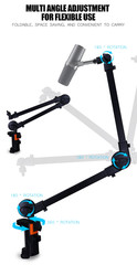 Professional Office Microphone Stand Pantograph Arm Adjustable 2KG